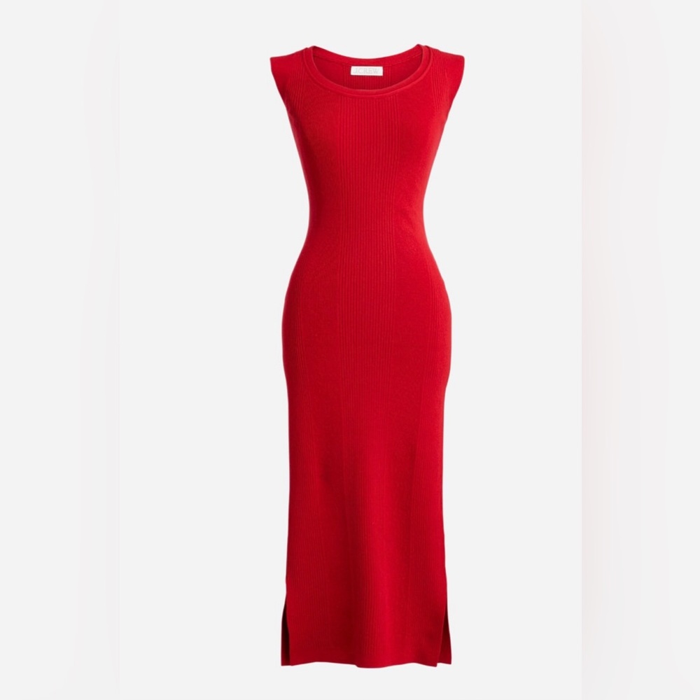 J. Crew Sleeveless Ribbed Sweater Dress